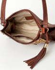 American Darling Tote Hand Tooled Genuine Leather Women Bag Western Handbag Purse