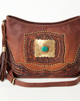 American Darling Messenger Hand Tooled Genuine Leather Women Bag Western Handbag Purse