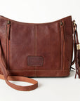 American Darling Messenger Hand Tooled Genuine Leather Women Bag Western Handbag Purse