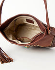 American Darling Messenger Hand Tooled Genuine Leather Women Bag Western Handbag Purse