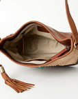 American Darling Messenger Hand Tooled Genuine Leather Women Bag Western Handbag Purse