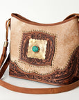 American Darling Messenger Hand Tooled Genuine Leather Women Bag Western Handbag Purse