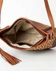 American Darling Messenger Hand Tooled Genuine Leather Women Bag Western Handbag Purse