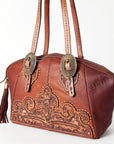 American Darling Tote Hand Tooled Genuine Leather Women Bag Western Handbag Purse