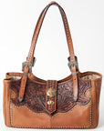 American Darling Tote Hand Tooled Genuine Leather Women Bag Western Handbag Purse
