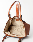 American Darling Tote Hand Tooled Genuine Leather Women Bag Western Handbag Purse