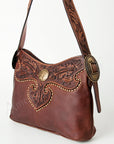 American Darling Tote Hand Tooled Genuine Leather Women Bag Western Handbag Purse