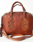 American Darling Tote Hand Tooled Genuine Leather Women Bag Western Handbag Purse