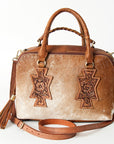 American Darling Tote Hand Tooled Genuine Leather Women Bag Western Handbag Purse