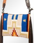 American Darling ADBGZ372 Crossbody Saddle Blanket Genuine Leather Women Bag Western Handbag Purse