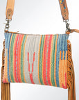 American Darling ADBGZ373 Crossbody Saddle Blanket Genuine Leather Women Bag Western Handbag Purse