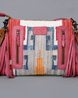 American Darling ADBGZ374 Crossbody Saddle Blanket Genuine Leather Women Bag Western Handbag Purse
