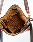 American Darling ADBGZ375 Signature Crossbody Hand Tooled Saddle Blanket Genuine Leather Women Bag Western Handbag Purse