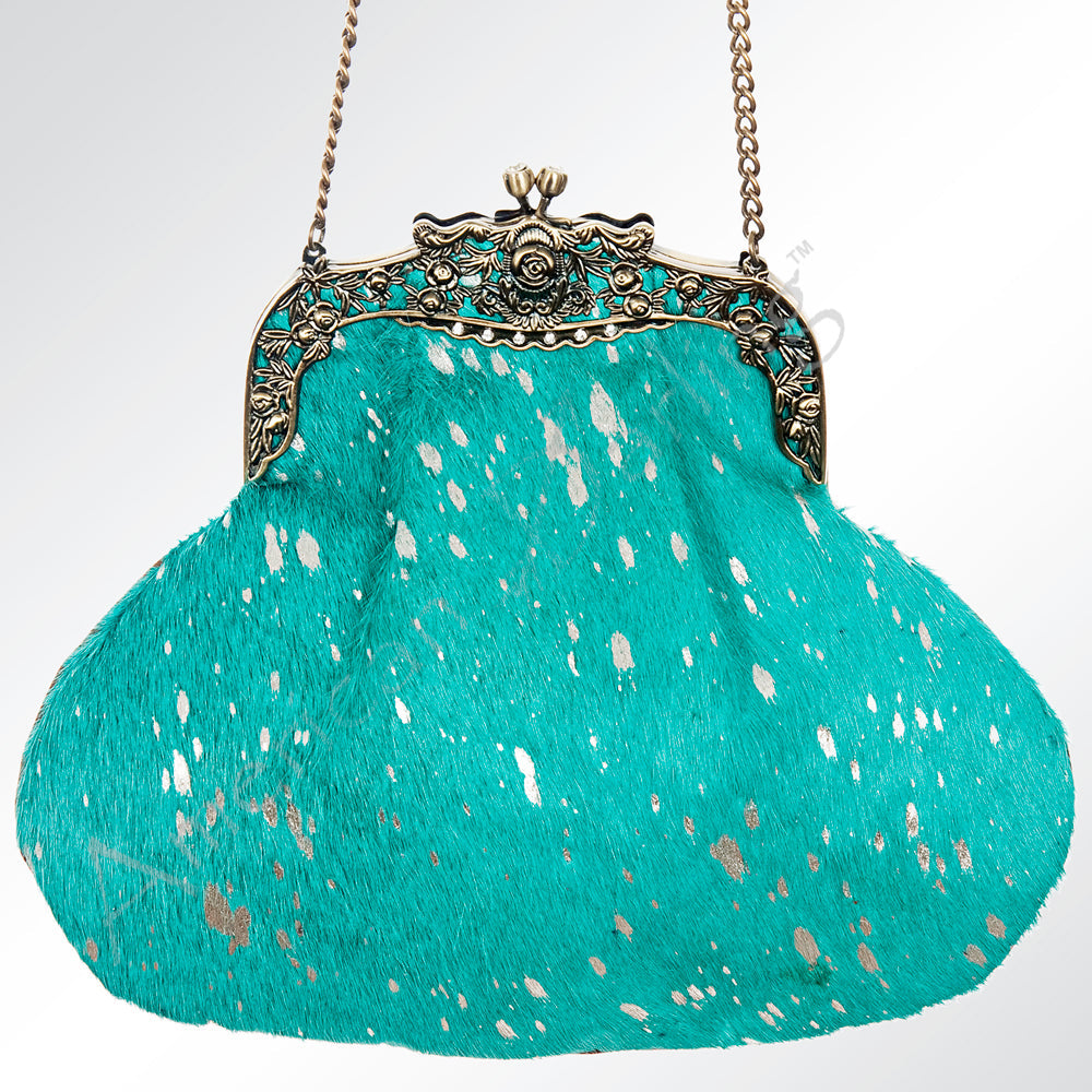 American Darling Hair On Genuine Leather Women Bag Western Handbag Purse
