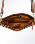 American Darling ADBGA154 Crossbody Hand Tooled Genuine Leather Women Bag Western Handbag Purse
