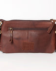 American Darling ADBGA160 Crossbody Hand Tooled Hair-On Genuine Leather Women Bag Western Handbag Purse