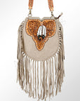 American Darling ADBGA166 Large Crossbody Hand Tooled Genuine Leather Women Bag Western Handbag Purse