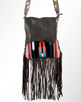 American Darling Messenger Saddle Blanket Genuine Leather Women Bag Western Handbag Purse