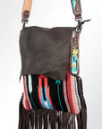 American Darling Messenger Saddle Blanket Genuine Leather Women Bag Western Handbag Purse