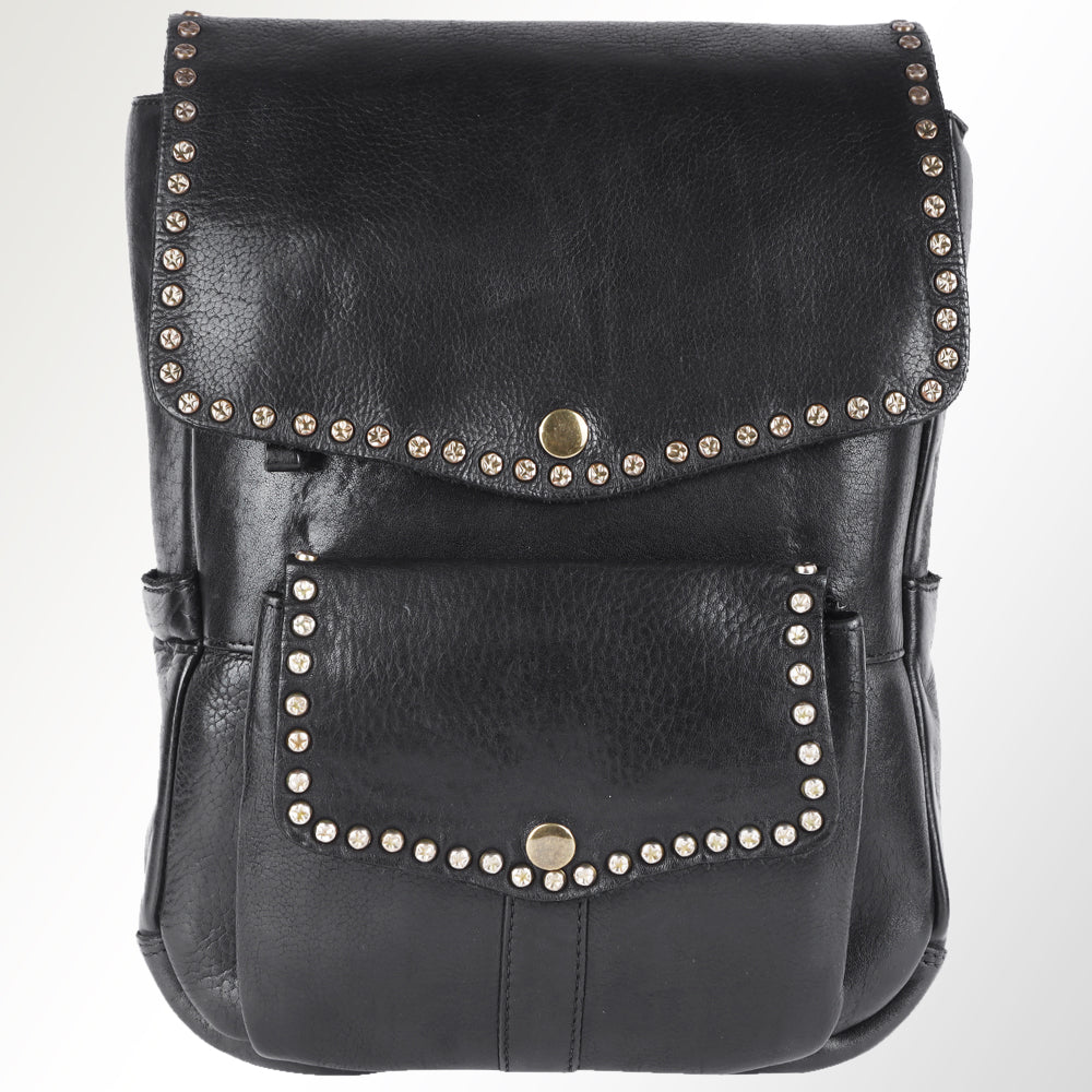 Spaghetti Western Swc139Blk Tote Vintage Handmade Drum Dyed Genuine European Cowhide Leather Women Bag Western Handbag Purse