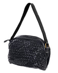 Spaghetti Western Swc148Blk Cross Body I Vintage Handmade Drum Dyed Genuine European Cowhide Leather Women Bag Western Handbag Purse