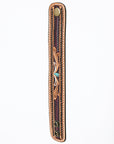 American Darling ADBRF149 Hand tooled carved Genuine Leather Bracelet women