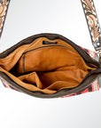 American Darling ADBGA175 Tote Hand Tooled Saddle Blanket Genuine Leather Women Bag Western Handbag Purse