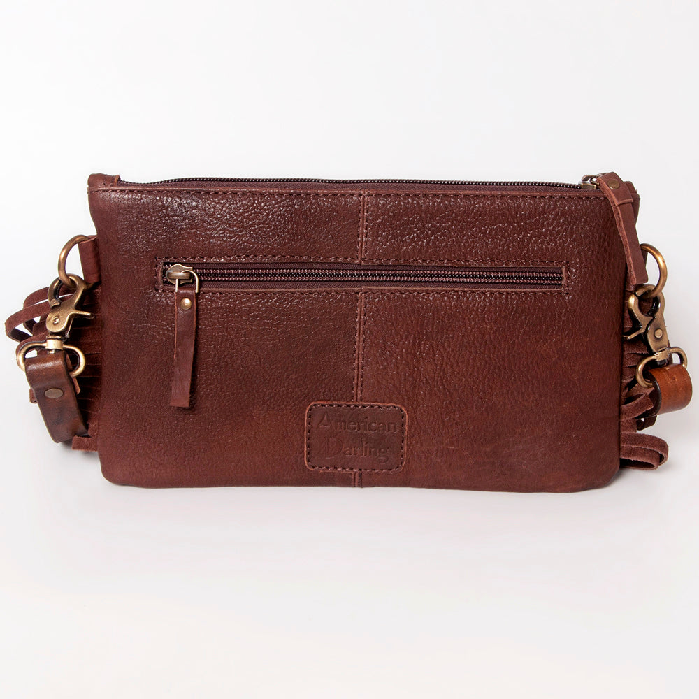 American Darling ADBGA177 Clutch Hand Tooled Genuine Leather Women Bag Western Handbag Purse