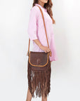 American Darling ADBGD145 Crossbody Genuine Leather Women Bag Western Handbag Purse