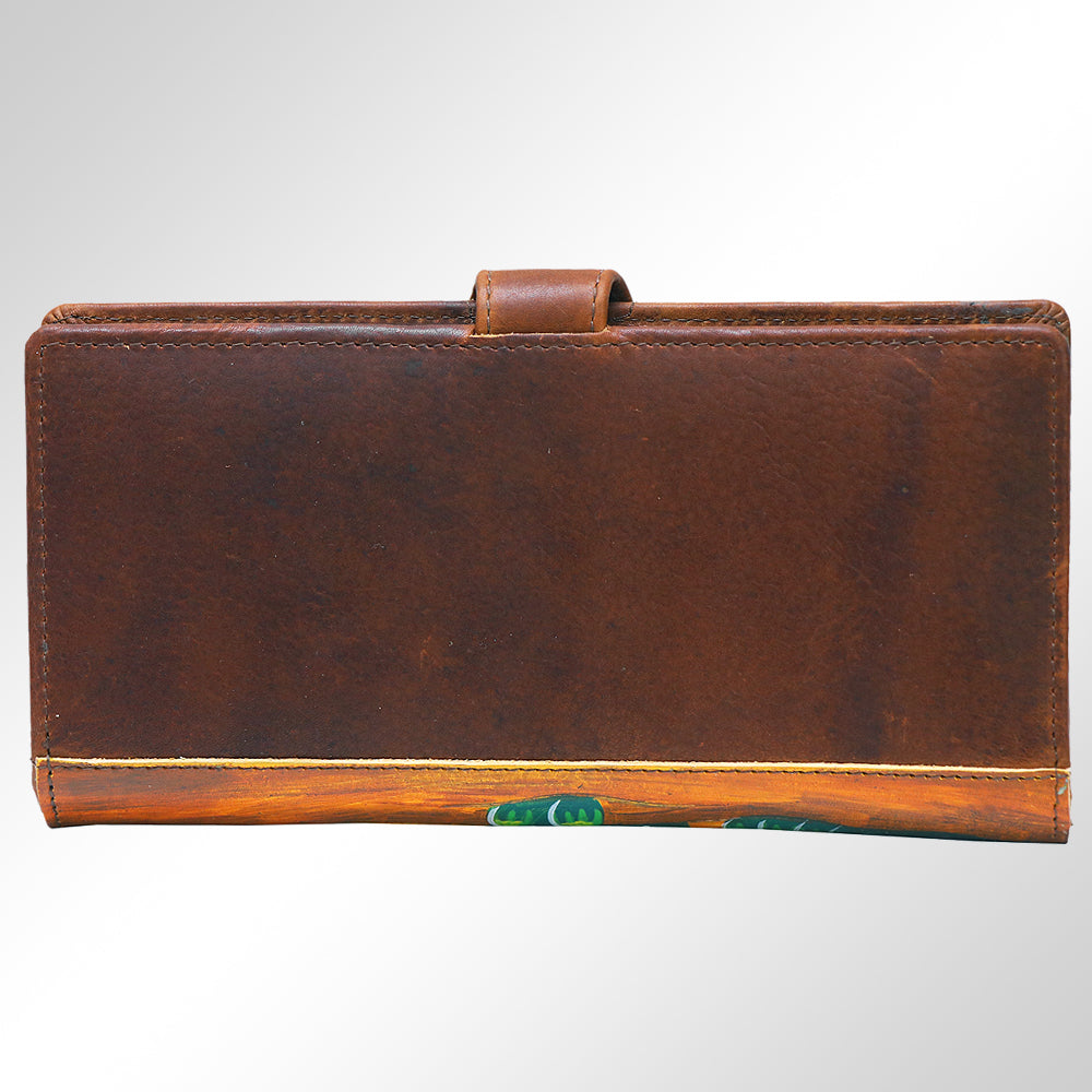American Darling Wristlet Genuine Leather Women Bag Western Handbag Purse