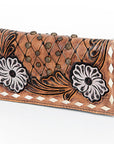 American Darling Clutch Hand Tooled Genuine Leather Women Bag Western Handbag Purse