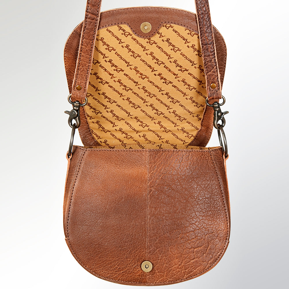 ADBG679A American Darling Hand Tooled Genuine Leather Women Bag Western Handbag Purse