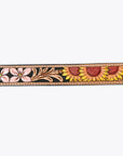 American Darling ADBLF124-L Beautifully Hand Tooled Genuine American Leather Belt Men and  Women