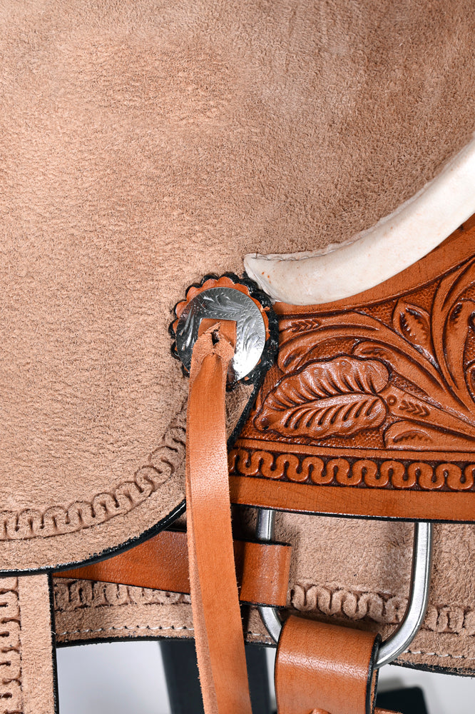 Comfytack Kids Youth Children Miniature Pony Saddle Leather Trail Western Tack