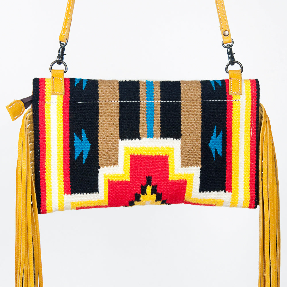 American Darling Hand Tooled Saddle Blanket Genuine Leather Women Bag Western Handbag Purse