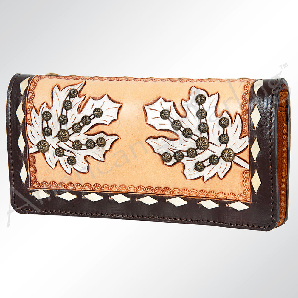 American Darling Clutch Hand Tooled Genuine Leather Women Bag Western Handbag Purse