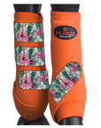 HILASON L M S Horse Front Leg Sport Boots| Printed Sport Boots| Horse Boots
