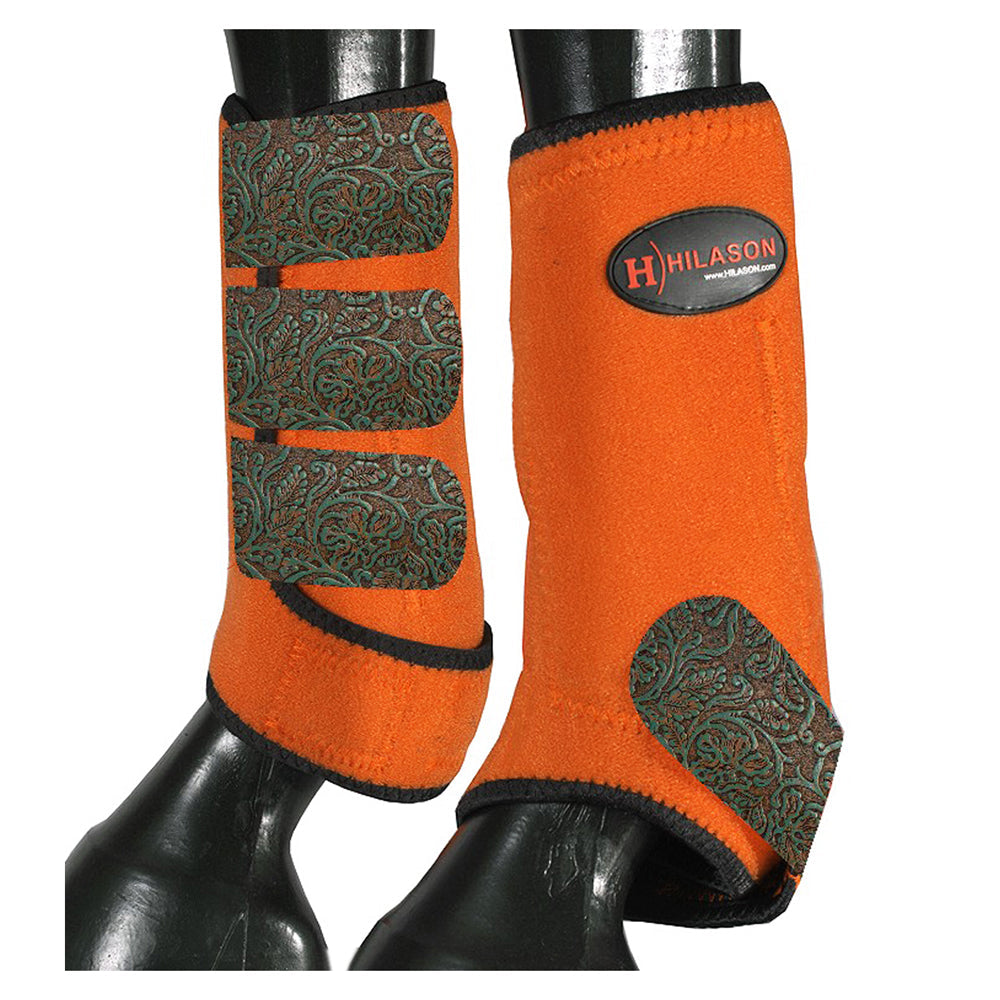 HILASON L M S Horse Front Leg Sport Boots| Printed Sport Boots| Horse Boots