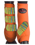 HILASON L M S Horse Front Leg Sport Boots| Printed Sport Boots| Horse Boots