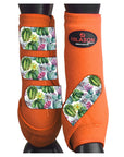 HILASON L M S Horse Front Leg Sport Boots| Printed Sport Boots| Horse Boots