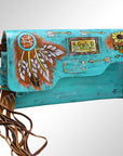 American Darling Envelope Genuine Leather Women Bag Western Handbag Purse