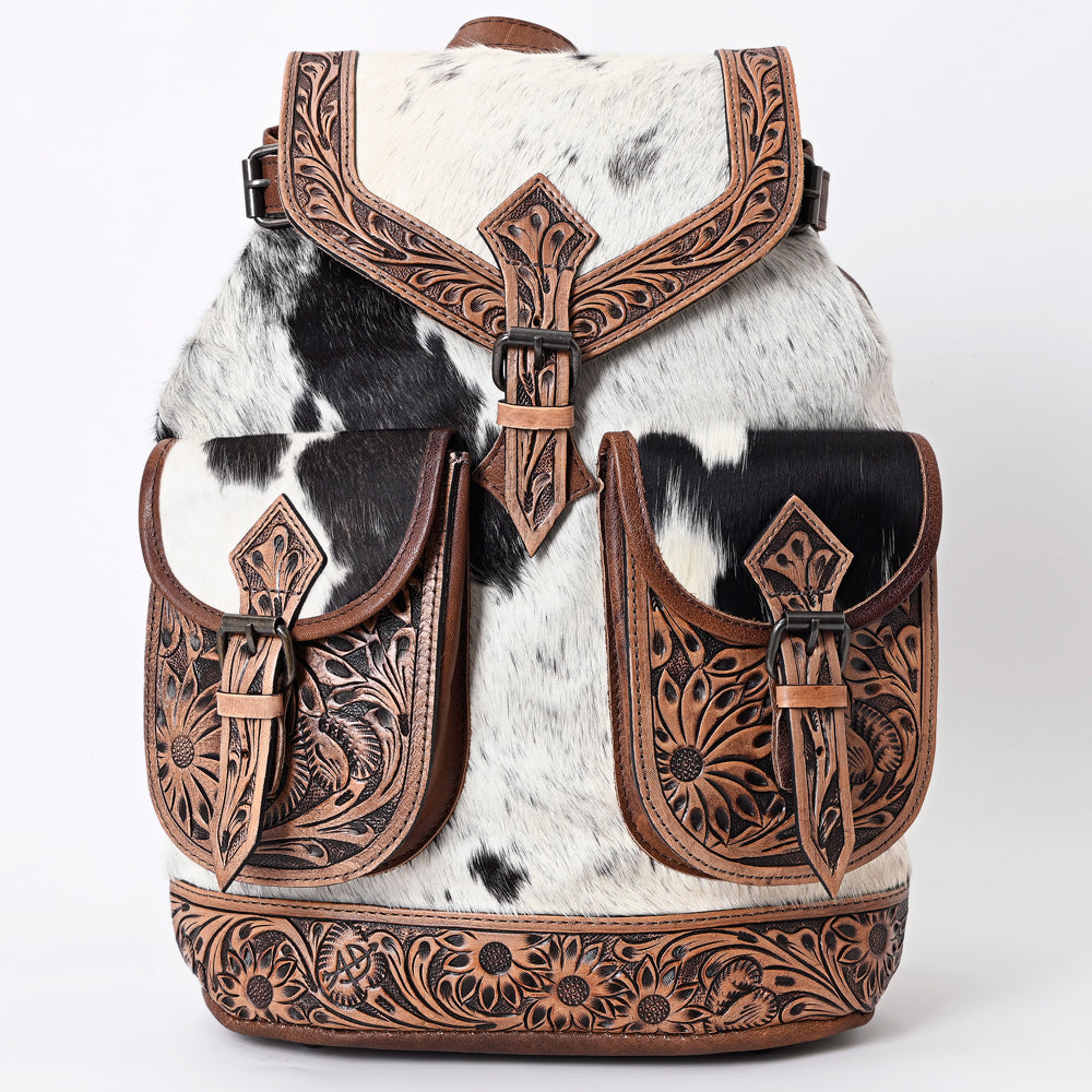 American Darling Hand Tooled Saddle Blanket Genuine Leather Women Bag Western Handbag Purse