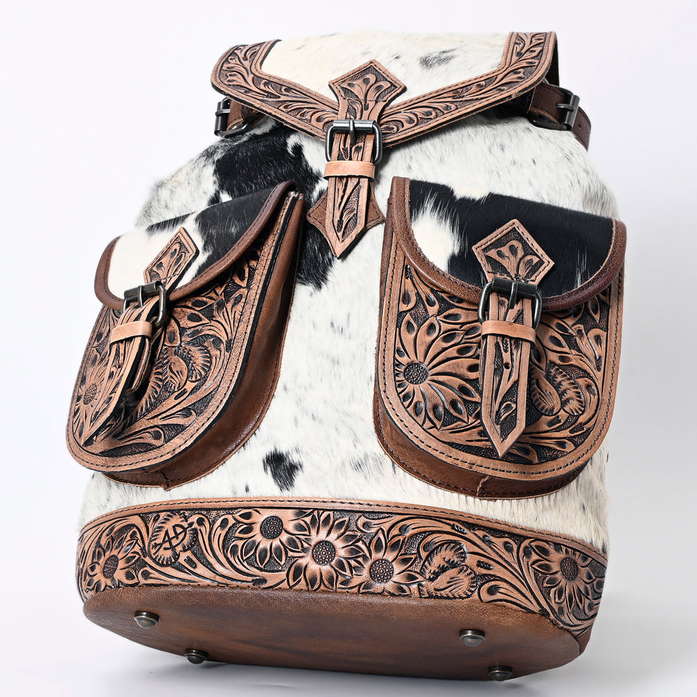 American Darling Hand Tooled Saddle Blanket Genuine Leather Women Bag Western Handbag Purse