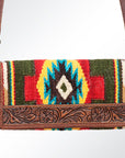 American Darling ADBG486A Wallet Hand Tooled Genuine Leather Women Bag Western Handbag Purse