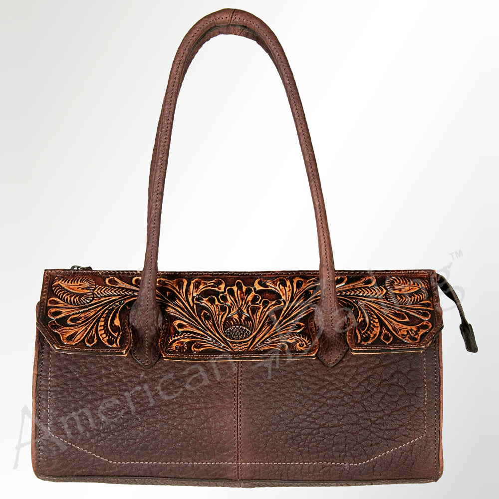 American Darling ADBGZ384 Tote Hand Tooled Genuine Leather Women Bag Western Handbag Purse