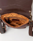 American Darling ADBGH132A Messenger Genuine Leather Women Bag Western Handbag Purse