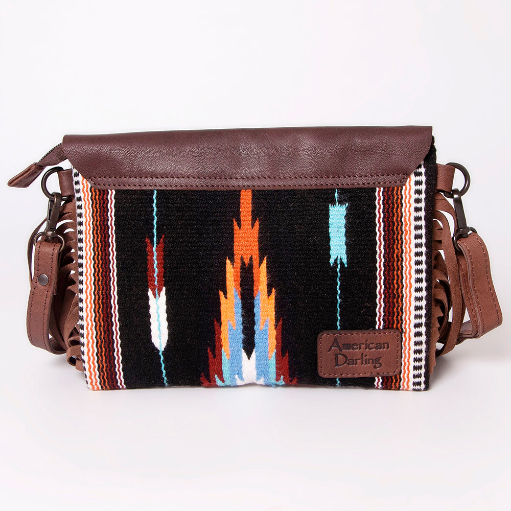 American Darling Cross Body Saddle Blanket Genuine Leather Women Bag Western Handbag Purse