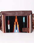 American Darling Cross Body Saddle Blanket Genuine Leather Women Bag Western Handbag Purse