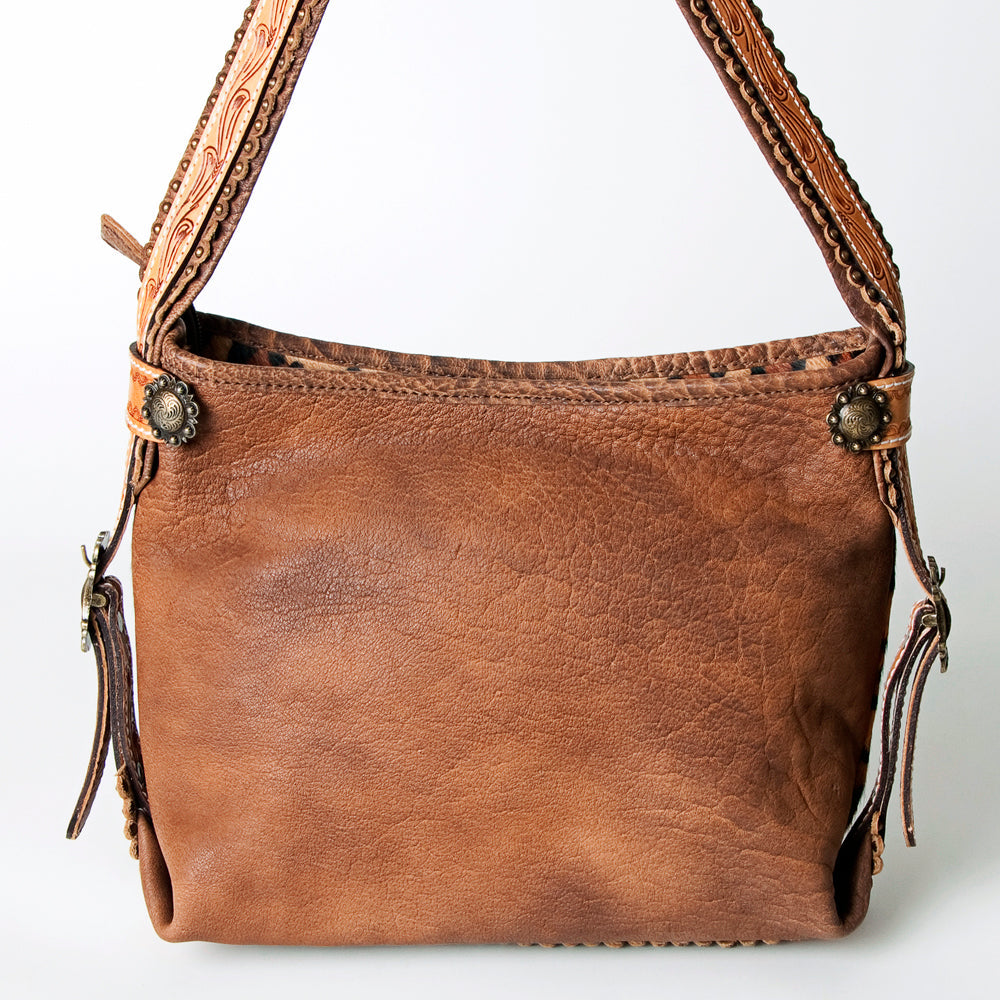 American Darling Hand Tooled Genuine Leather Women Bag Western Handbag Purse