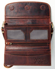 Hand Tooled Hand Painted Genuine Leather women bag western handbag purse